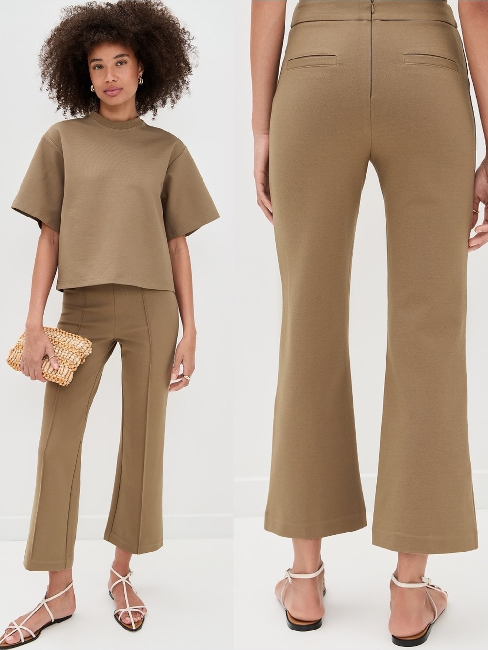 Staud | NWT Knack Pant in Taupe Small